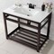 Fauceture VWP3722W4A5 37-Inch Ceramic Console Sink (4-Inch, 3-Hole), White/Oil Rubbed Bronze VWP3722W4A5 - alternate 4